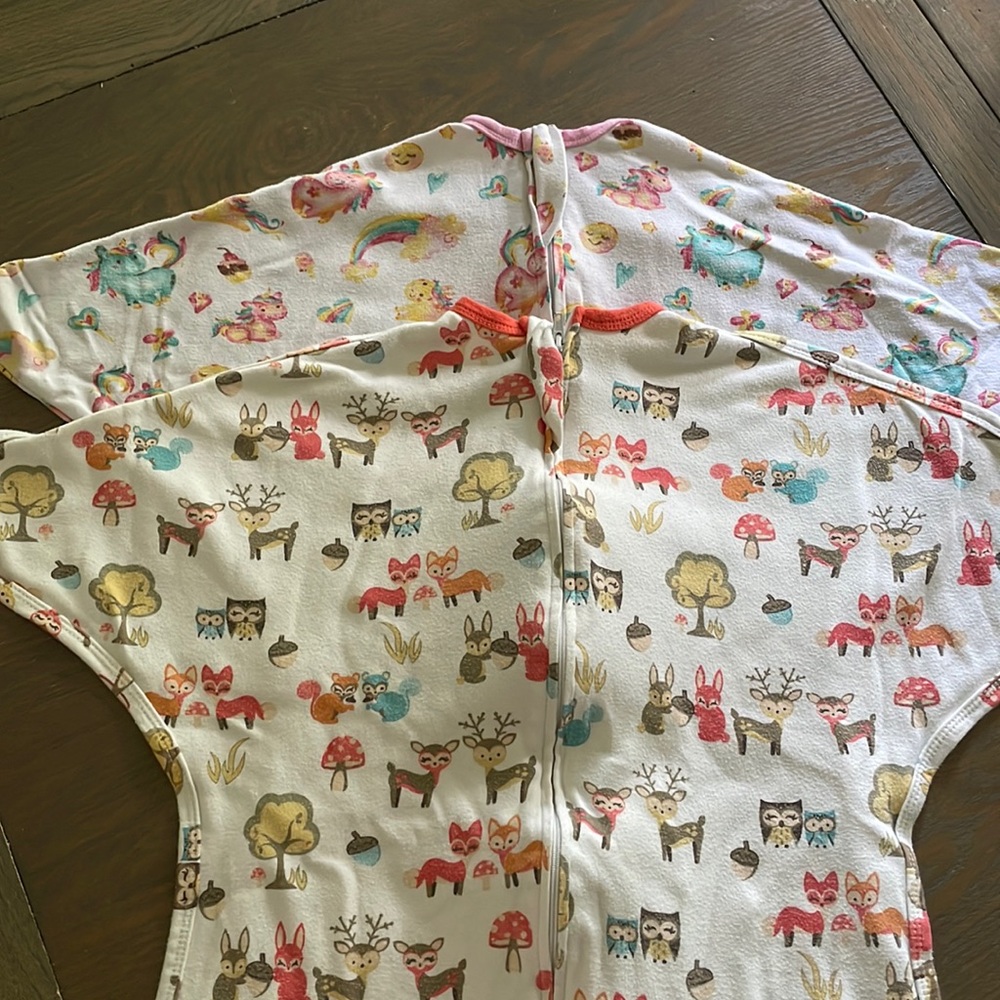 Sleeping baby Zipadee-zip bundle